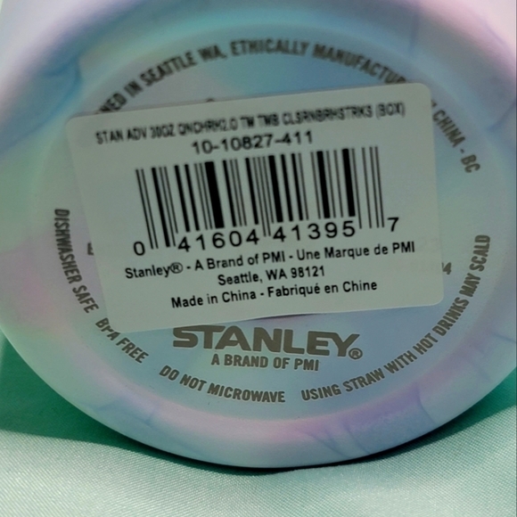 Brand New Stanley 30 oz. Quencher H2.0 FlowState Tumbler Cool Serene Brushstroke - Picture 3 of 4